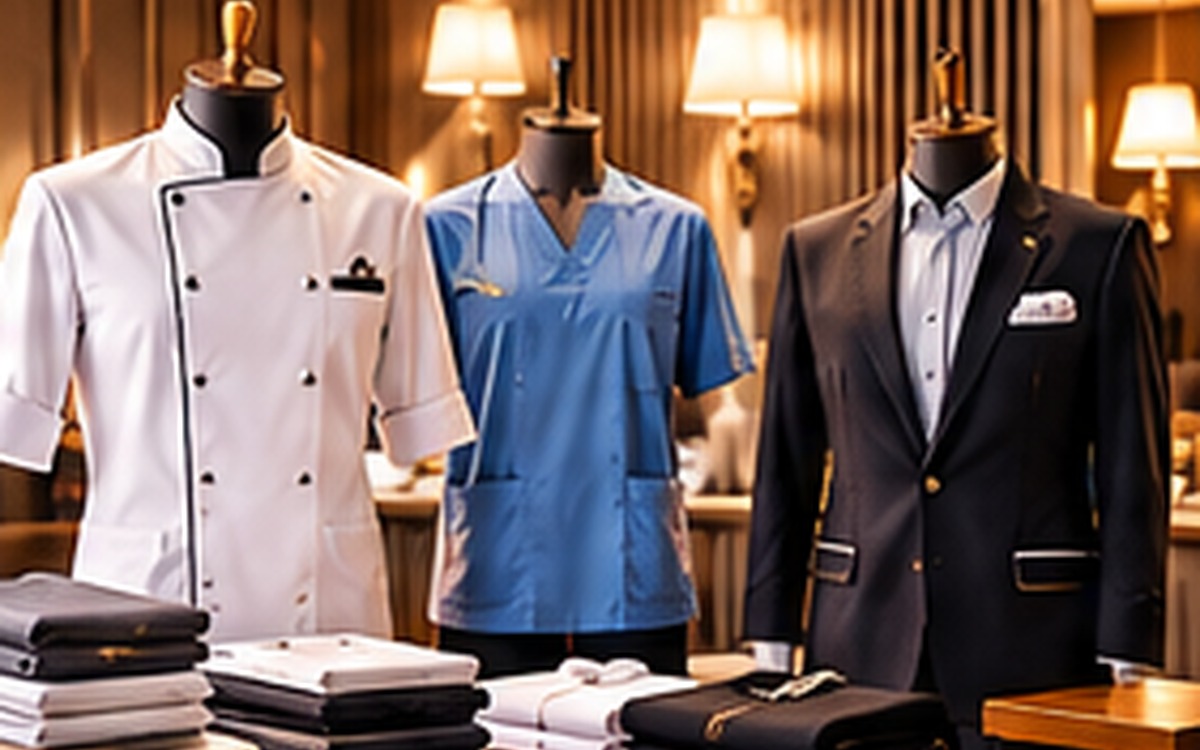 Milford Signature premium corporate hospitality chef and medical uniforms