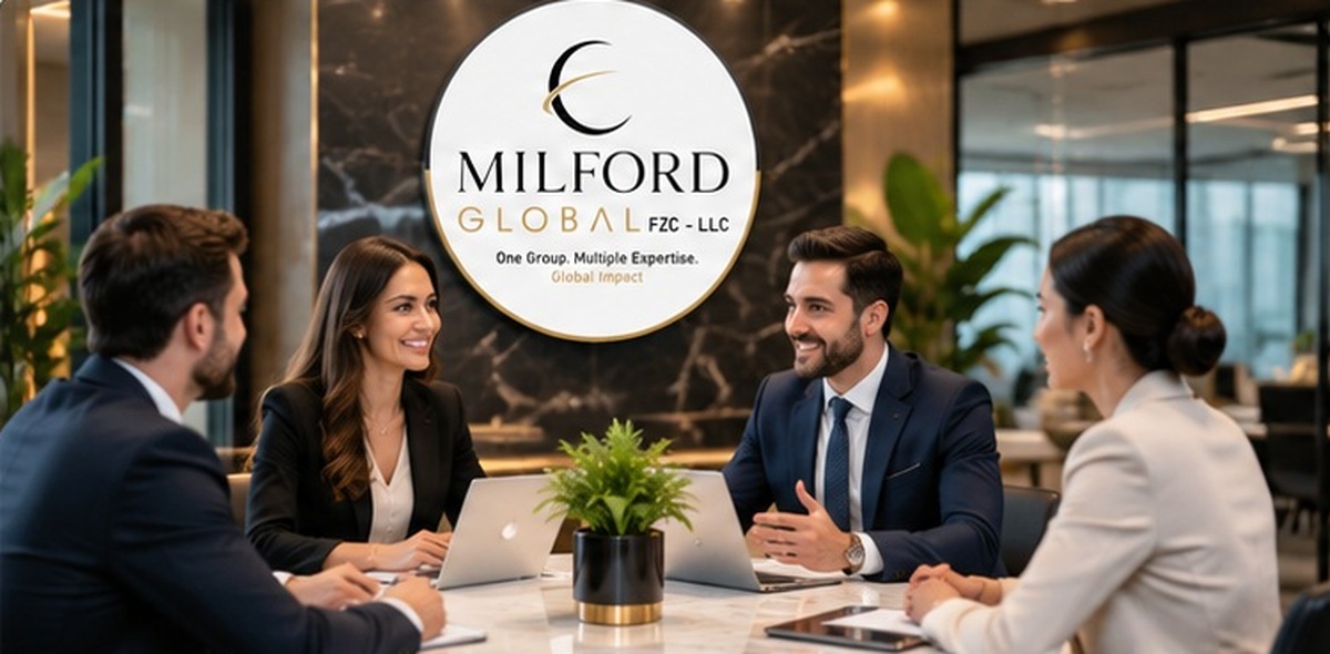 Milford Global client and business discussion